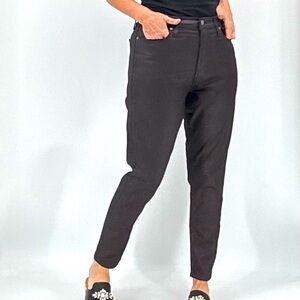 Banana Republic High Rise Skinny Coated Waxed Jeans